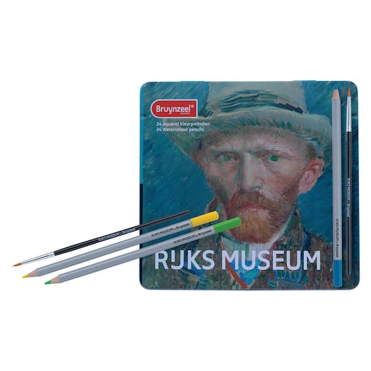 Bruyzneel&#xAE; Rijksmuseum 24 Color Watercolor Pencil Set